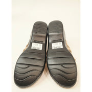 Clarks Lexi Marigold Q Sandals in a beige snake-print leather finish