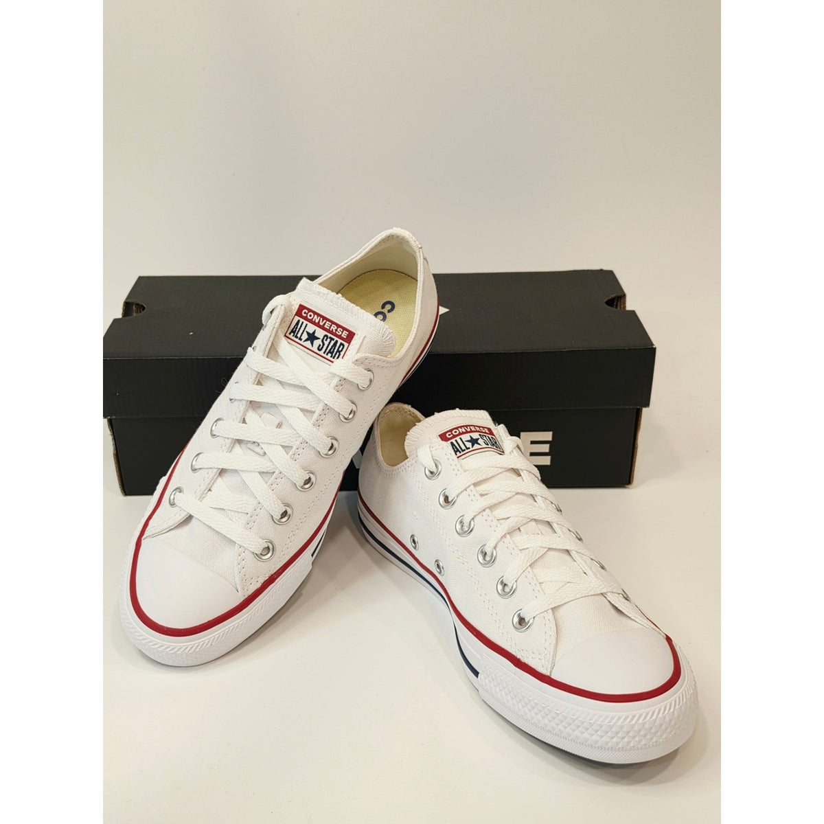 Converse Chuck Taylor All Star OX Optical White Low Top Sneakers – Size 8/6