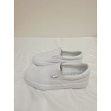 Lugz Clipper Wide White Canvas Slip-On Women's Flats