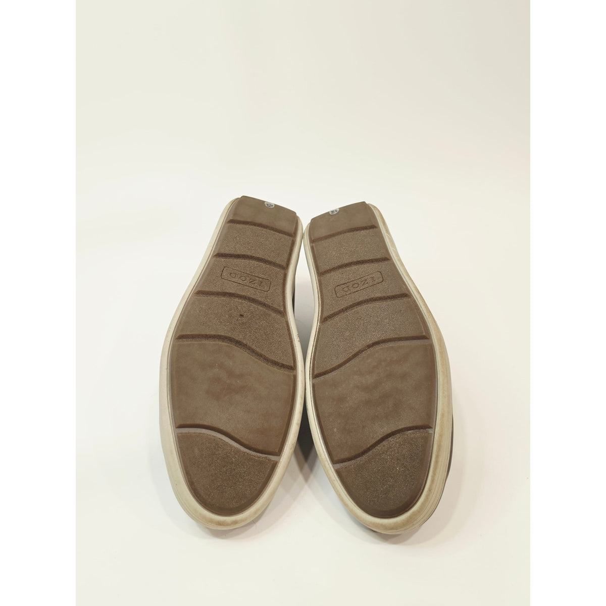 Izod Gray Seapoint Slip-On Loafers with Contrast Stitching