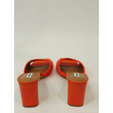 Dune London March Women’s Orange Woven Heeled Mules – Size EU 9/42 US 11