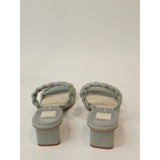 Dolce Vita Ronin Women’s Light Blue Denim Braided Heeled Sandals