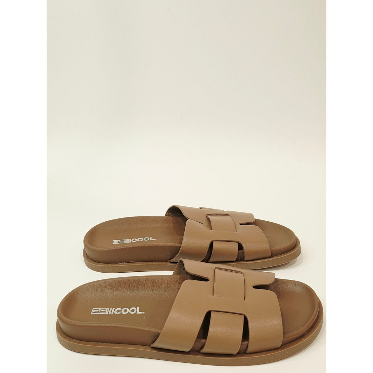 32 Degrees Cool H-Band Sandals Women’s Tan Cushioned Slide Sandals – Size 9