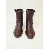 DV by Dolce Vita Pondo Moto Boots Women’s Brown Harness Mid-Calf Boots