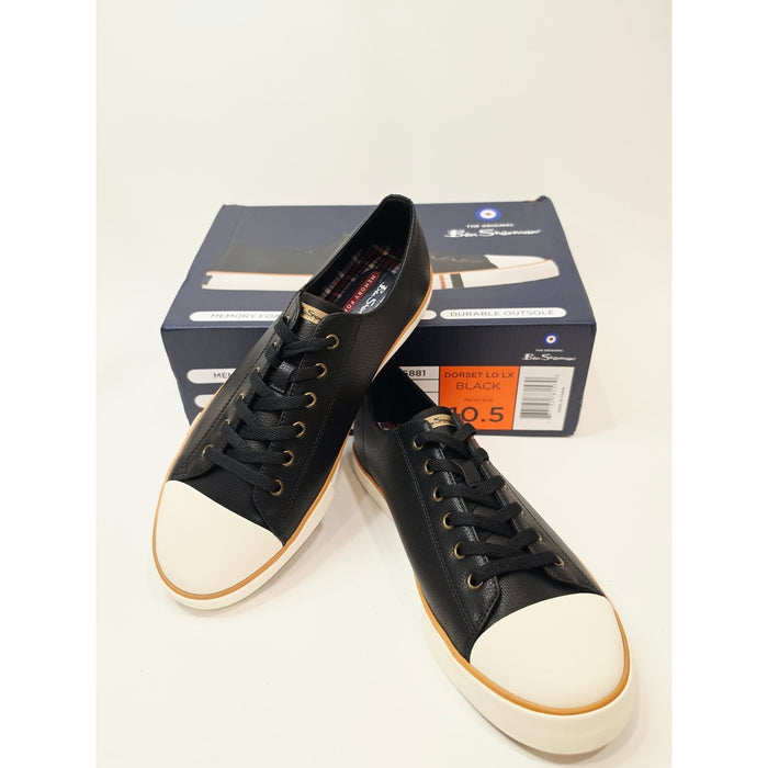 Ben Sherman Dorset Lo LX Black And White Sneakers