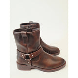 DV by Dolce Vita Pondo Moto Boots Women’s Brown Harness Mid-Calf Boots