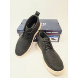 Izod Palmer Black Men's Lace-Up Sneaker with Cream Sole