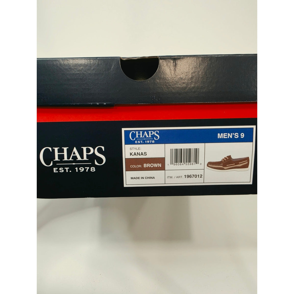 CHAPS Kanas Boat Shoes – Brown | Men’s Size 9