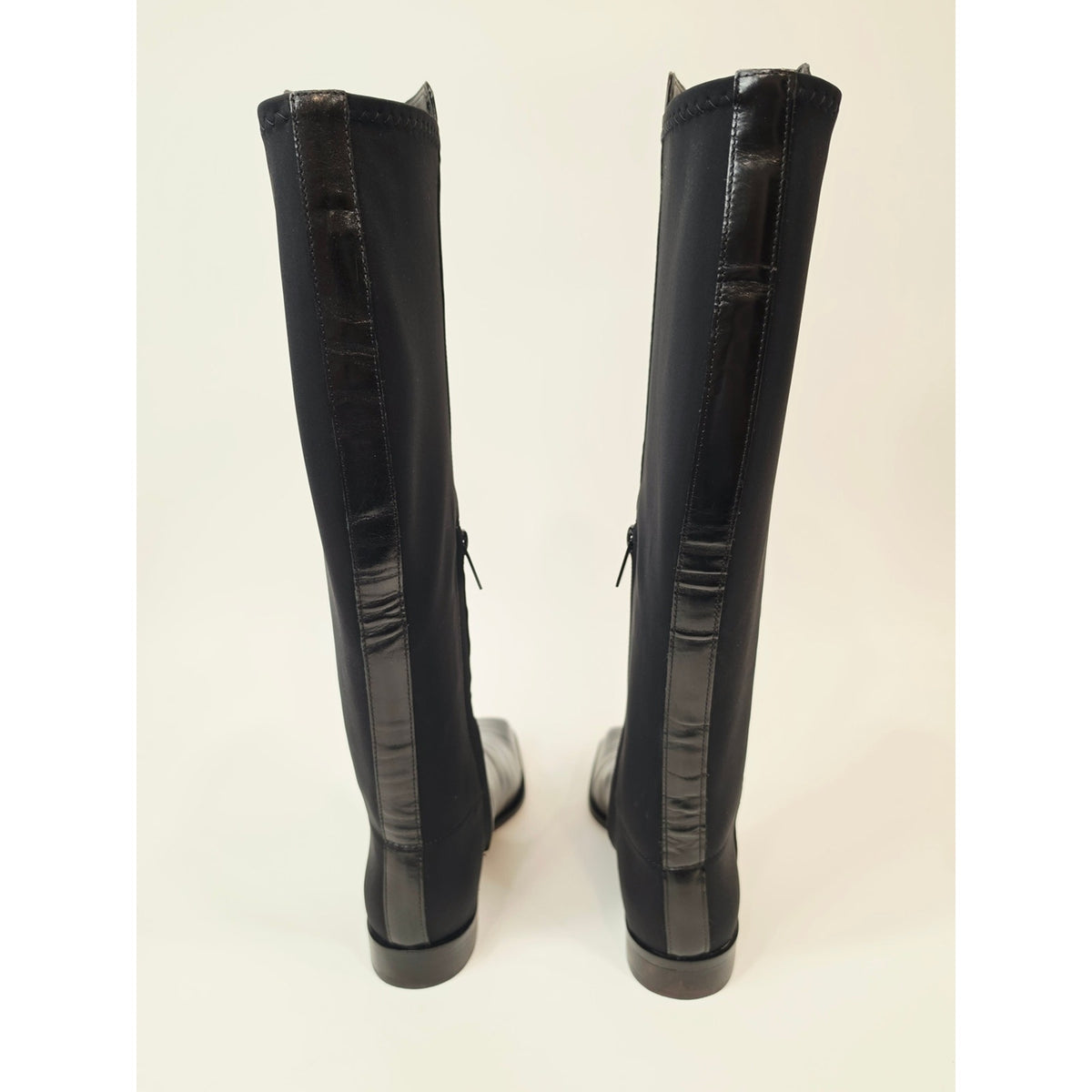Vince Camuto Librina Black Over-the-Knee Leather Boots