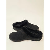 Clarks Cloudsteppers Breeze Willow Faux Fur Clogs Wide Size