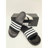 Adidas Adilette Comfort Black and White Slide Sandals