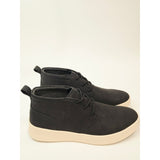 Izod Palmer Black Men's Lace-Up Sneaker with Cream Sole