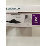 Staheekum Women’s Black Mesh Clog Mule with White Sole
