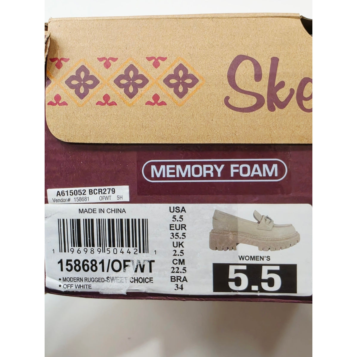 Skechers Modern Rugged Sweet Choice Off White Loafers
