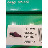 easy street Natural Aretha Laser-Cut Slip-On Mules