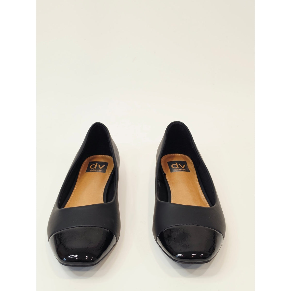 DV by Dolce Vita Melanie Women’s Black Toe Cap Ballet Flats – Size 9